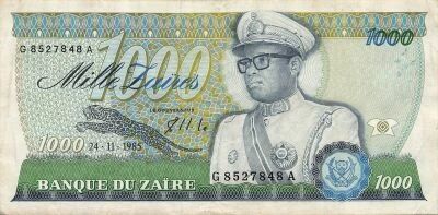 Za�re 1000 Za�res - Mobutu - 24-11-1985 - P.31