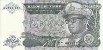 Zaire 100000 Zaires -  Presidente Sese Seko Mobutu - C&uacute;pula - 1992
