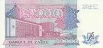 Zaire 20000 Zaire - President Sese Seko Mobutu - Banco de Za&iuml;re - 1991