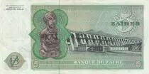 Zaire 5 Zaire - Pdt Mobutu - Hydroelectric dam - 1977 - Masina - P.R3c