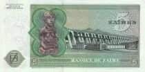 Zaire 5 Zaire - Pdt Mobutu - Hydroelectric dam - 1977 - Pangi - P.R3c