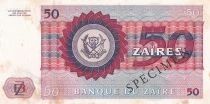 Zaire 50 Zaire - President Mobutu - Coat of arms - 1980 - Series E-A