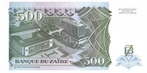 Zaïre 500 Nvx Zaires Zaires, Pdt Mobutu - Banque du Zaïre - 1994
