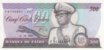 Zaïre 500 Zaires - Président Sese Seko Mobutu - Pont - 1985
