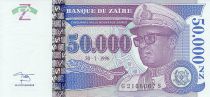 Zaire 50000 Nvx Zaires -  President Sese Seko Mobutu - Face value - 1996
