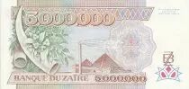 Zaire 5000000 Zaires - Presidente Sese Seko Mobutu - Pir�mides - 1992