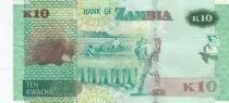 Zambia 10 Kwacha - Eagle - Porcupine - 2022 Serial CY