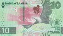Zambia 10 Kwacha - Kabwelume Falls  - 2024 - Serial AC or AE