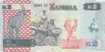 Zambia 2 Kwacha Eagle - Antelope - 2022