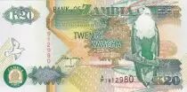 Zambia 20 Kwacha Eagle - Gouv. Building 1992
