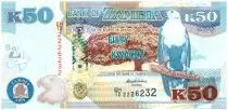 Zambia 50 Kwacha Eagle - 50 years of Independance