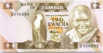 Zambie 2 Kwacha Prés. K. Kaunda - Ecole (1986-1988)