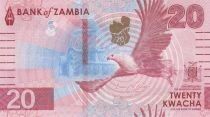 Zambie 20 Kwacha - Aigle p&ecirc;cheur - Antilopes - 2024 - S&eacute;rie AH