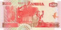 Zambie 50 Kwacha - 1992 - Remplacement - P.37
