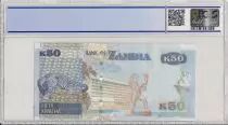 Zambie 50 Kwacha Aigle - Leopard - 2014 - PCGS 67 OPQ