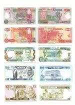 Zambie S&eacute;rie de 5 billets de Zambie - (1986- 2006)