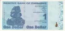 Zimbabue 1 Dollar - Chiremba - Azul - Maceraci&oacute;n de grano - 2009