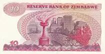 Zimbabue 10 Dollars  - Chiremba - Oryx - 1983 - P.3d