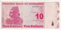 Zimbabue 10 Dollars - Chiremba - 2009 - P.94