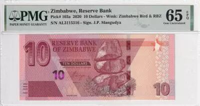 Zimbabue 10 Dollars Chiremba - 2020