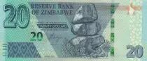Zimbabue 10 Dollars Chiremba - Elephant - 2020 - UNC
