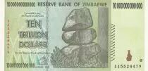 Zimbabue 10 Trillion Dollars - Chiremba -2008 - Serial AA - P.88