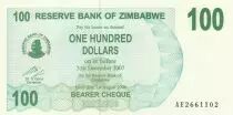 Zimbabue 100 Dollar Mountain - 2006