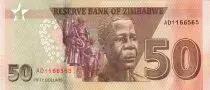 Zimbabue 50 Dollars - Chiremba - Men - 2021 - P.NEW