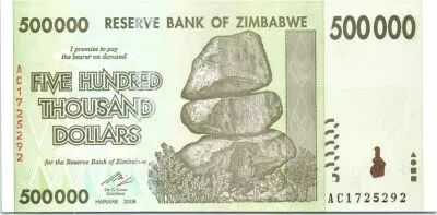 Zimbabue 500000 D�lares Chiremba - Vacas