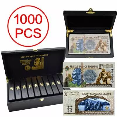 Zimbabue Lot 1000 x YOTTAMILLON DOLLARS