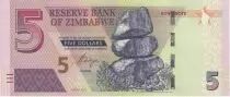 Zimbabue Zimbabue 1 Dollar Buffalo - Waterfall - 2008