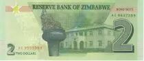 Zimbabue Zimbabue 1 Dollar Buffalo - Waterfall - 2008