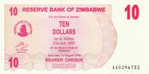Zimbabwe 10 Dollars Villageoises - 2006