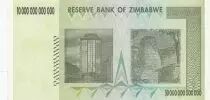 Zimbabwe 10 Trillion Dollars - Chiremba -2008 - Serial AA - P.88