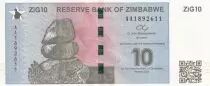 Zimbabwe 10 Zig - 2024 - Serial AA