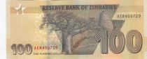 Zimbabwe 100 Dollars - Chiremba - Elephant, fall - 2020 (2022) - Serial AE - P.NEW