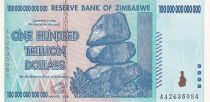 Zimbabwe 100 Trillion Dollars - Chiremba - Victoria falls & water buffalo - 2008 - P.91