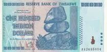 Zimbabwe 100 Trillion Dollars - Chiremba - Victoria falls & water buffalo - 2008 - P.91