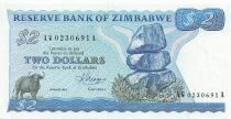 Zimbabwe 2 Dollars - 1983 - P.1