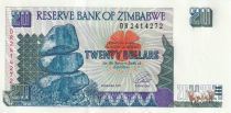 Zimbabwe 20 Dollars  - Chiremba, Paysage - 1997