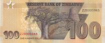 Zimbabwe 20 Dollars - Chiremba - Eléphant, cascade - 2020 (2021) - Série ZZ - Remplacement - P.NEW