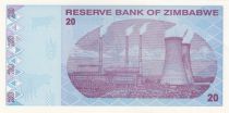 Zimbabwe 20 Dollars Chiremba - Factory - 2009