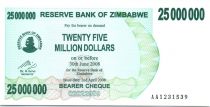 Zimbabwe 25 Million de $, Monument
