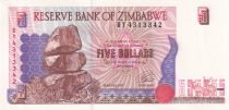 Zimbabwe 5 Dollars - Chiremba -  1997