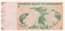 Zimbabwe 5 Dollars - Chiremba - Poisson - 2009 - NEUF - P.93