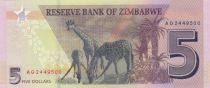 Zimbabwe 5 Dollars Chiremba - 2020 - UNC