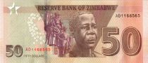 Zimbabwe 50 Dollars - Chiremba - Men - 2021 - P.NEW