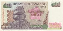 Zimbabwe 500 Dollars Chiremba - Hwange - 2001