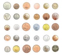 Zimbabwe Lot 30 monnaies de 30 pays différents - SPL