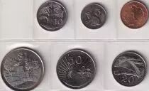 Zimbabwe Set of 6 Coins - 1975